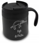 Kubek czarny z rączką 350 ml z grawerem
