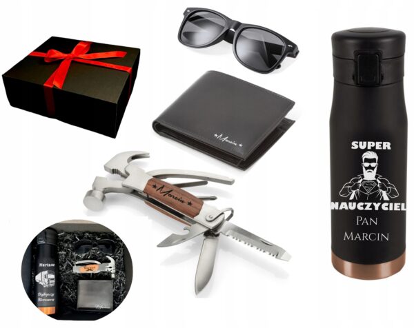 PREZENT DLA NAUCZYCIELA NA ZAKOŃCZENIE ROKU TERMOS PORTFEL GRAWER UPOMINEK