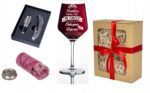 Kieliszek do wina z grawerem skarpetki w puszce prezent dla niej URODZINY