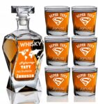 KARAFKA 6 SZKLANEK Z GRAWEREM DZIEŃ OJCA DLA TATY