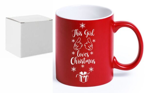 KUBEK CERAMICZNY Z GRAWEREM PREZENT