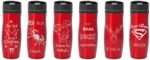 Kubek termiczny czerwony 350 ml z grawerem