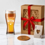 SZKLANKA KUFEL DO 570 ml PIWA Z GRAWEREM OJCA ŚWIĘTA