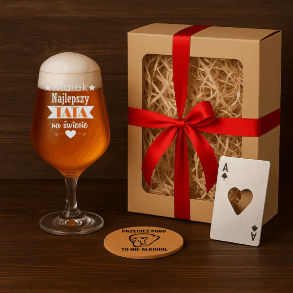 POKAL DO PIWA Z GRAWEREM DLA TATY NA DZIEŃ OJCA