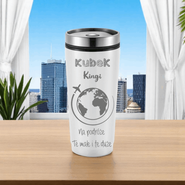 KUBEK TERMICZNY 350 ML Z GRAWEREM PERSONALIZOWANY!