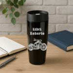 Kubek czarny 320 ml z grawerem