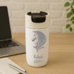 KUBEK TERMICZNY TERMOS GRAWER Z GRAWEREM BIAŁY na Dzień Ojca