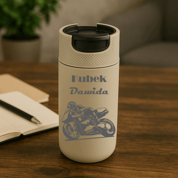 KUBEK TERMICZNY TERMOS GRAWER Z GRAWEREM LOGO PREZENT WALENTYNKI URODZINY