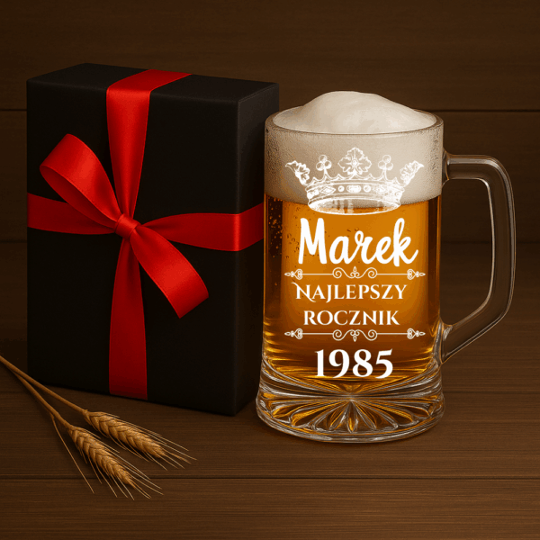 KUFEL DO PIWA Z GRAWEREM 660 ml