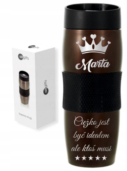 KUBEK TERMICZNY TERMOS Z GRAWEREM PERSONALIZOWANY!