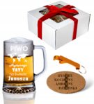 KUFEL DO PIWA Z GRAWEREM 660 ml PREZENT DLA NIEGO DLA ŚWIADKA KAWALERSKI