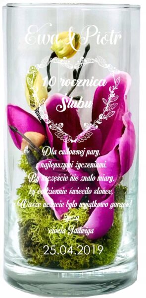 WAZON Z GRAWEREM DZIEŃ MATKI BABCI ŚLUB ROCZNICA DZIEŃ NAUCZYCIELA