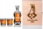 SKRZYNKA KARAFKA SZKLANKI DO WHISKY GRAWER DZIEŃ GÓRNIKA ŚWIĘTA BARBÓRKA