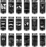 czarna butelka z grawerem