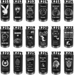 czarna butelka z grawerem