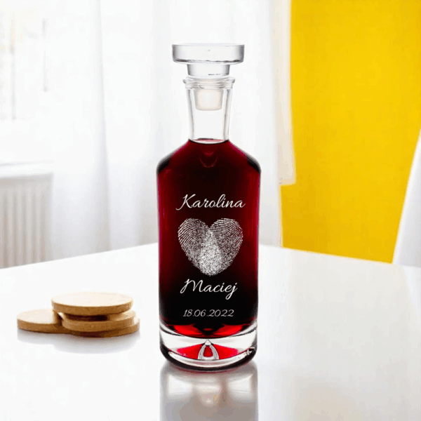 KARAFKA Z GRAWEREM NA URODZINY ŚLUB I INNE OKAZJE!