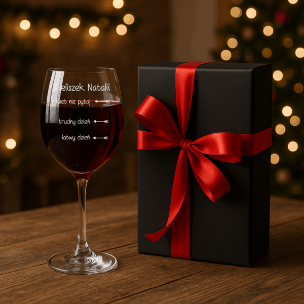 KIELISZEK DO WINA Z GRAWEREM NA KAŻDĄ OKAZJĘ!