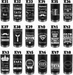 czarna butelka z grawerem