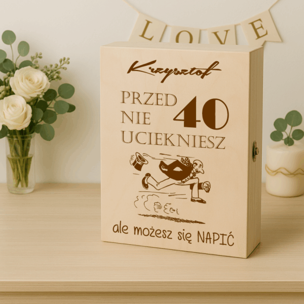 SKRZYNKA NA 3 WINA Z GRAWEREM ŚLUB PREZENT