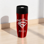 Kubek Termiczny czerwony 350 ml na Dzień Mamy