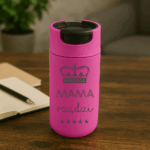 Kubek Termiczny 400 ml różowy na Dzień Mamy