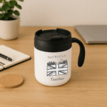 KUBEK TERMICZNY Z RĄCZKĄ GRAWER PERSONALIZOWANY dla Nauczyciela