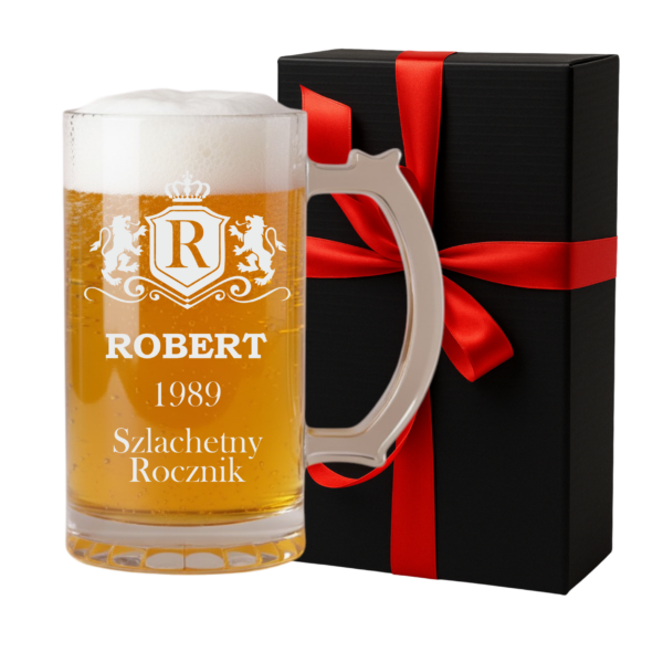Kufel do Piwa z grawerem Prezent dla niego Urodziny Święta
