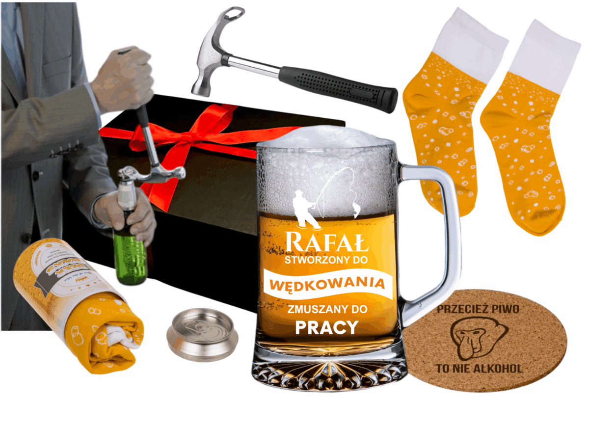 pudełko prezentowe kufel młotek 2