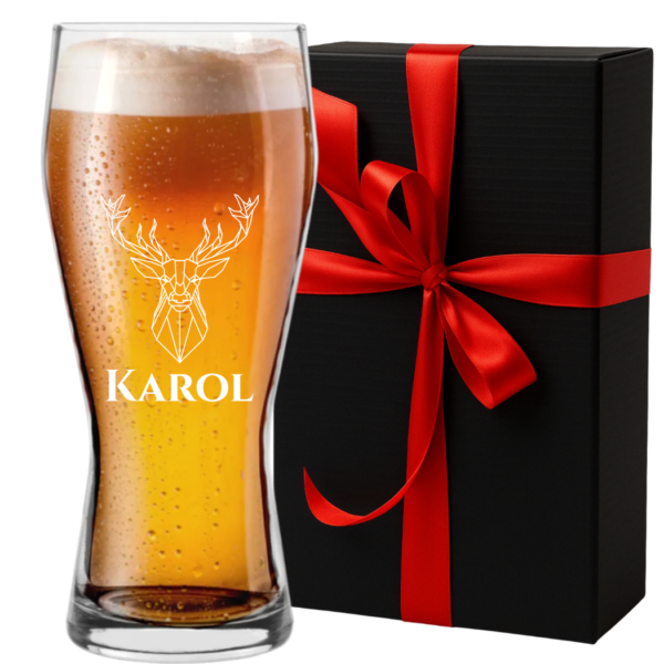 SZKLANKA KUFEL DO PIWA Z GRAWEREM 570 ml